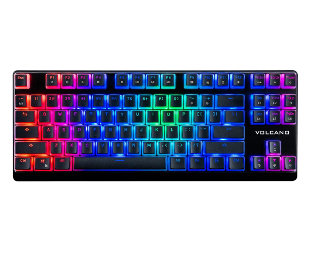 MODECOM Klawiatura Volcano Lanparty Przewodowa Mechaniczna RGB K-MC-LANPARTY-U-RGB-BROWN-PUDD - 1205624 - zdjęcie